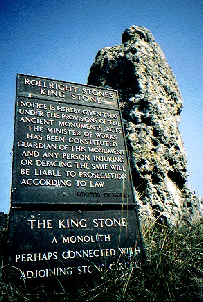 The King Stone (Standing Stone / Menhir) by greywether