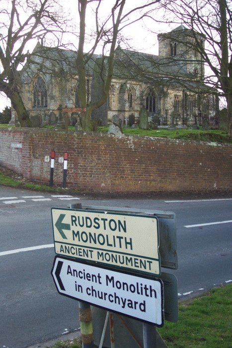 Rudston Monolith (Standing Stone / Menhir) by Jane