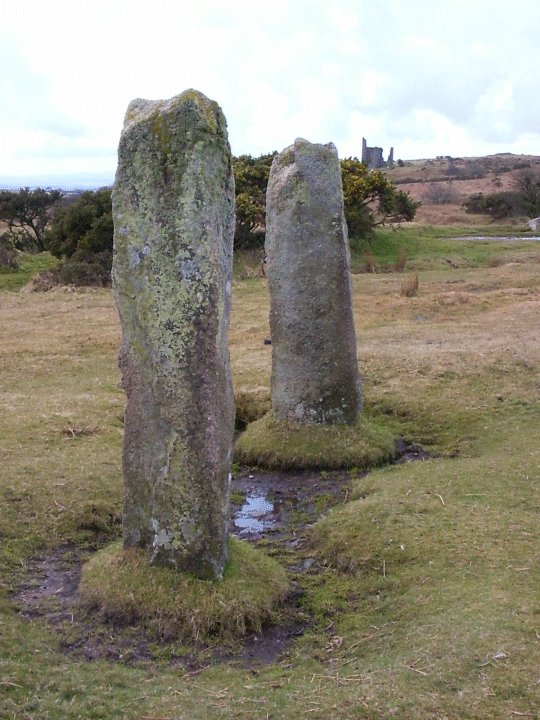 The Pipers (St Cleer) (Standing Stones) by Jane