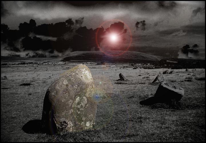 Gors Fawr (Stone Circle) by Greyscale