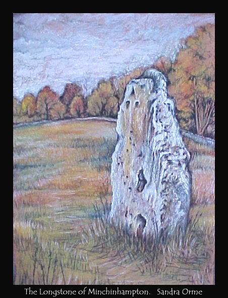 The Longstone of Minchinhampton (Standing Stone / Menhir) by san
