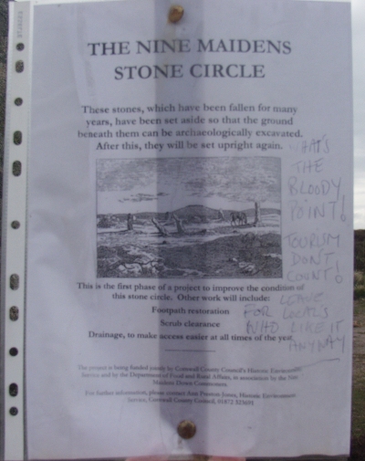 Nine Maidens of Boskednan (Stone Circle) by ocifant