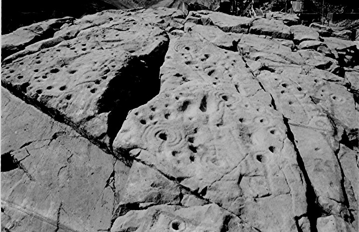 Auchentorlie (removed) (Cup and Ring Marks / Rock Art) by greywether