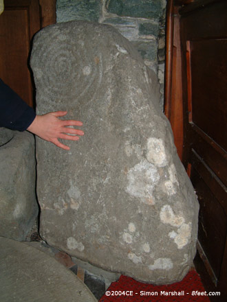 Llanbedr Church Stone (Carving) by Kammer