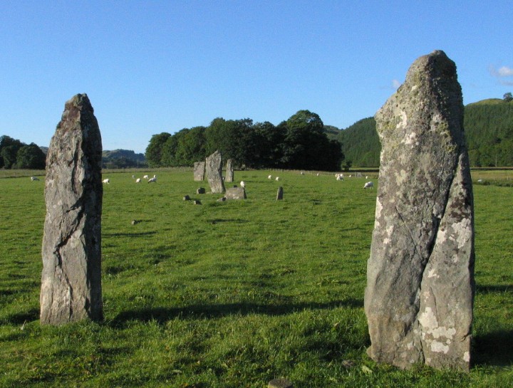 The Great X of Kilmartin (Stone Row / Alignment) by greywether
