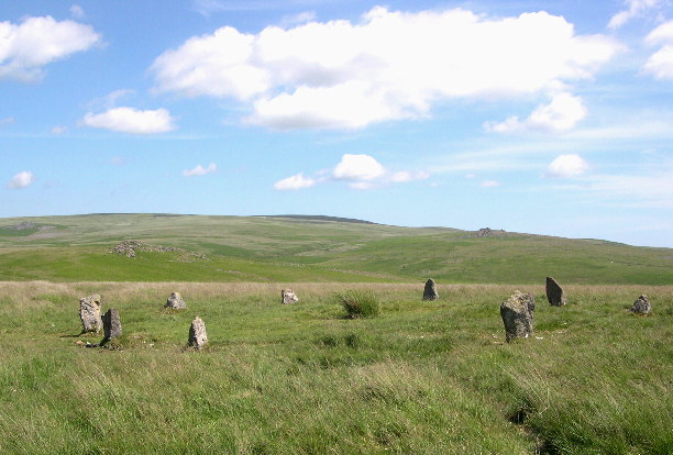 Ringmoor Cairn Circle and Stone Row (Stone Row / Alignment) by pure joy