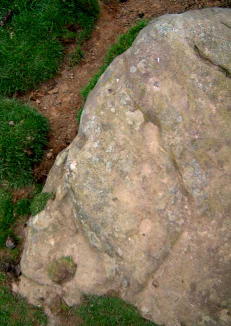 Fallowlees Burn (Cup Marked Stone) by Hob