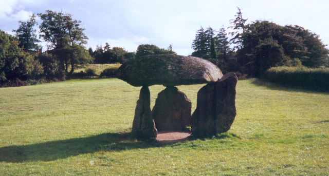 The Spinsters' Rock (Dolmen / Quoit / Cromlech) by Joolio Geordio