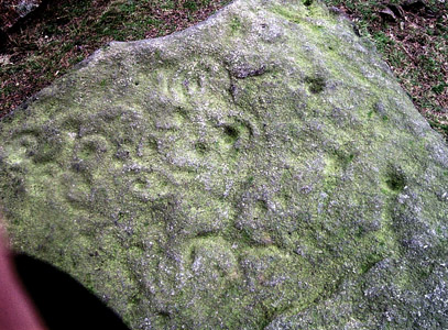 Willy Hall's Wood Stone (Cup and Ring Marks / Rock Art) by IronMan