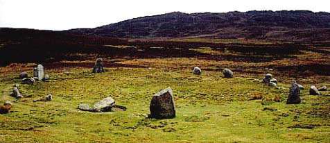 Y Meini Hirion (Stone Circle) by treaclechops