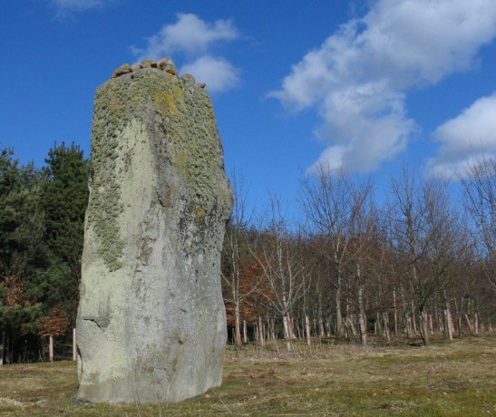 Woodend of Cluny (Standing Stone / Menhir) by greywether