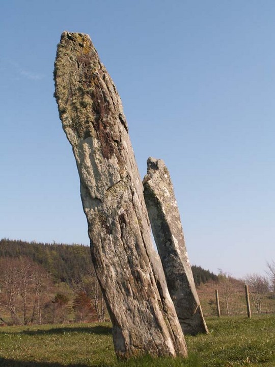 The Great X of Kilmartin (Stone Row / Alignment) by rockartwolf