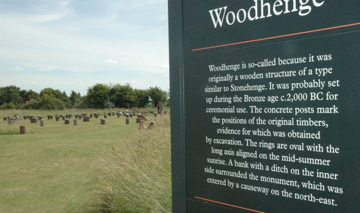 Woodhenge (Timber Circle) by Jane