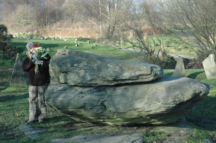 Pont-y-Pridd Rocking Stone (Rocking Stone) by Jane