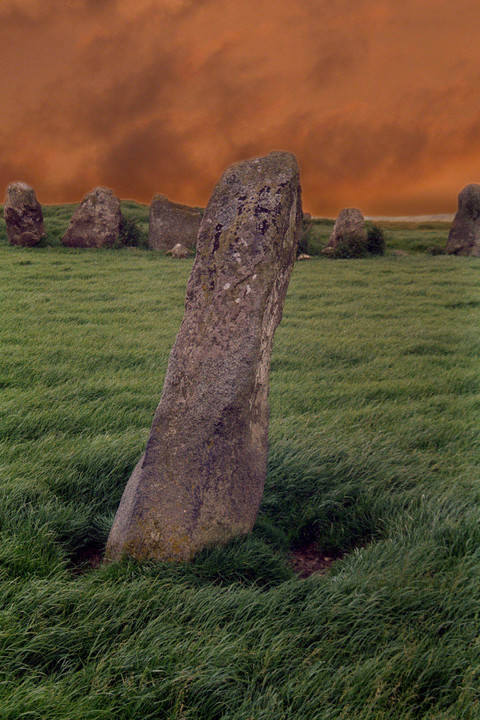 Beltany (Stone Circle) by caealun
