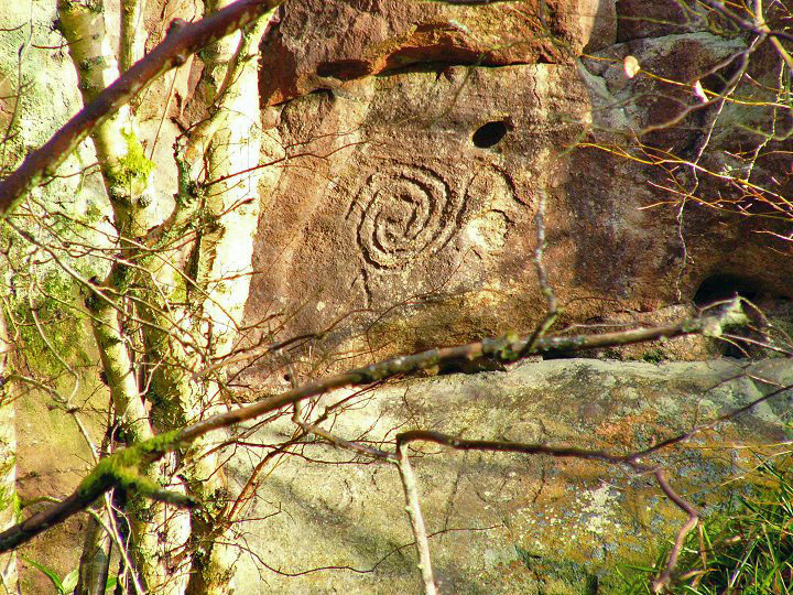 Gorton House (Cup and Ring Marks / Rock Art) by nobut