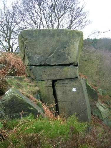 Turning Stone and Robin Hoods Mark (Rocking Stone) by Turning Stone