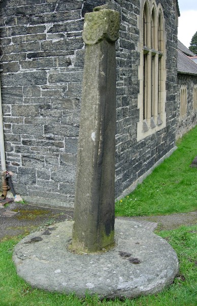Corwen Cross (Cup Marked Stone) by ShropshireTraveller