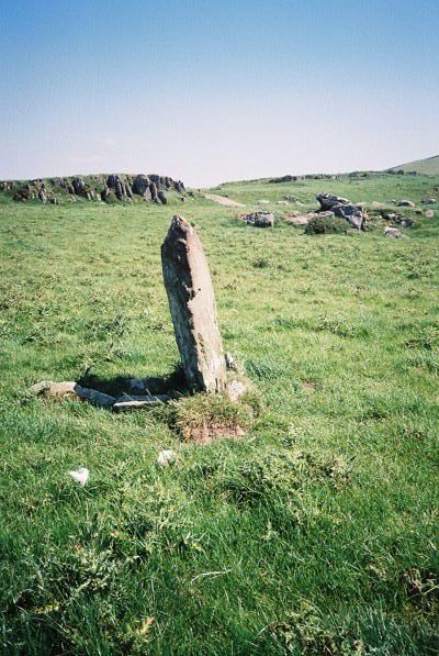 Fonlief Hir Stone C (Standing Stone / Menhir) by Idwal