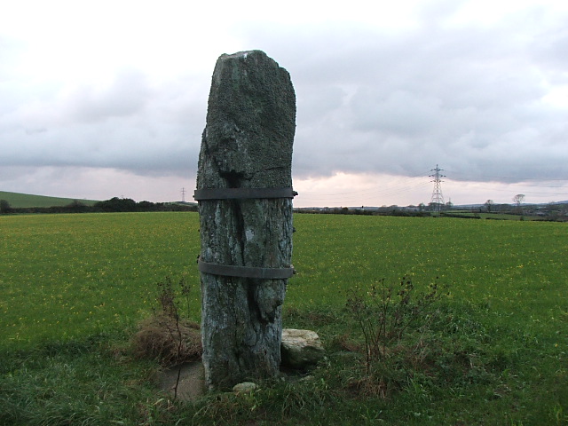 Maen Hir, Tregwhelydd (Standing Stone / Menhir) by postman