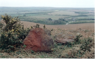 The Longstone of Mottistone (Standing Stone / Menhir) by Seekers