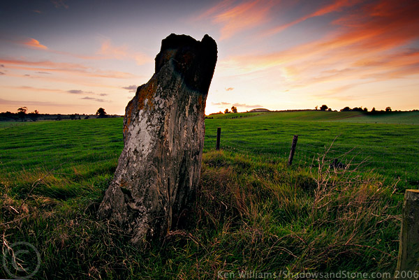 Newgrange Standing Stone C (Standing Stone / Menhir) by CianMcLiam