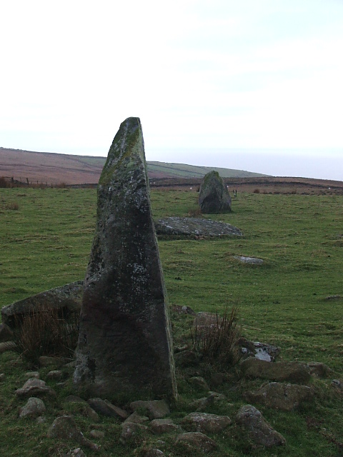 Waun Oer (Stone Row / Alignment) by postman