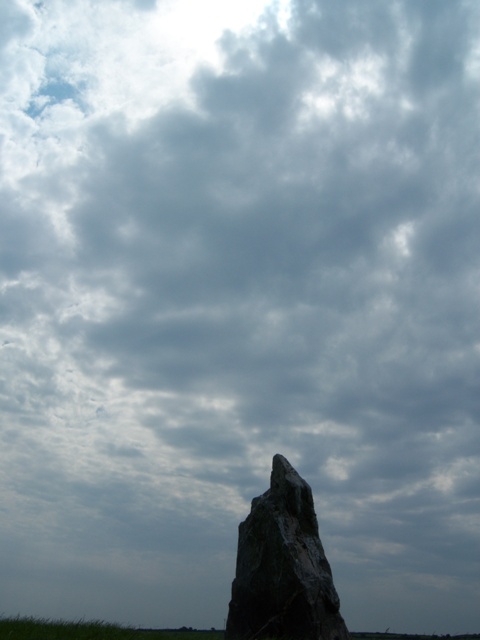 St Breock Downs Menhir (Standing Stone / Menhir) by jacksprat
