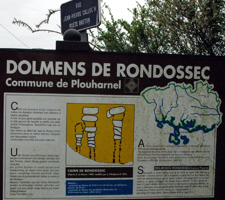 Dolmens de Rondossec (Dolmen / Quoit / Cromlech) by Jane