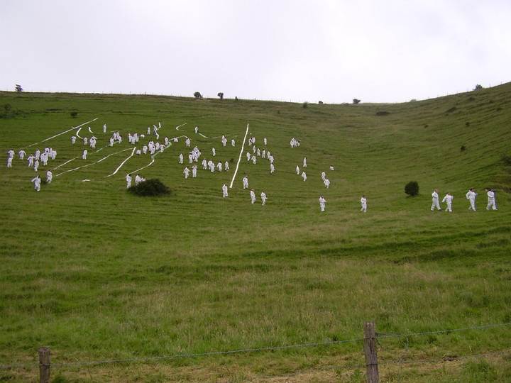 The Long Man of Wilmington (Hill Figure) by Cursuswalker