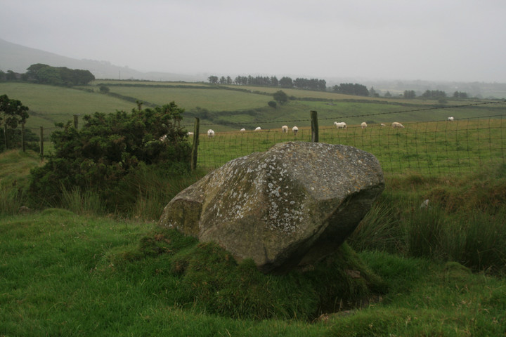 Moel Gwynus (Standing Stone / Menhir) by postman