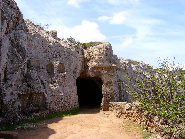 Cala Morell Necropolis (Rock Cut Tomb) by sals