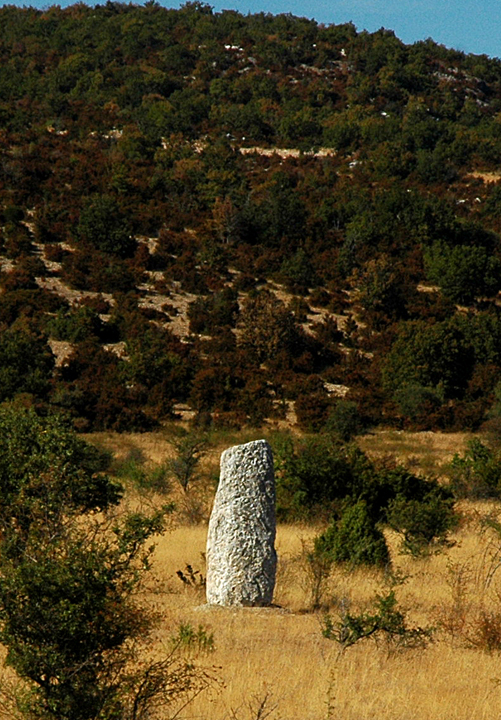 Menhir 1 du Coulet (Standing Stone / Menhir) by Moth