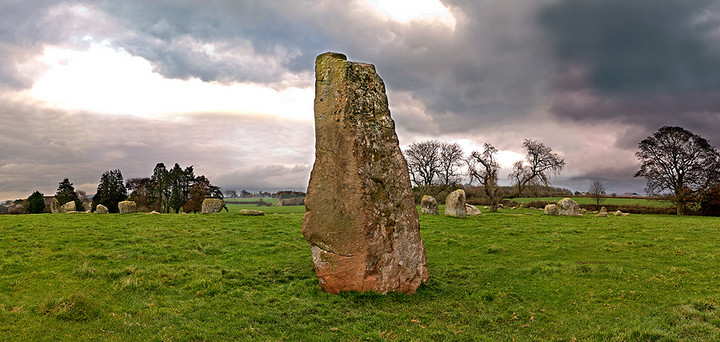 Long Meg & Her Daughters (Stone Circle) by A R Cane