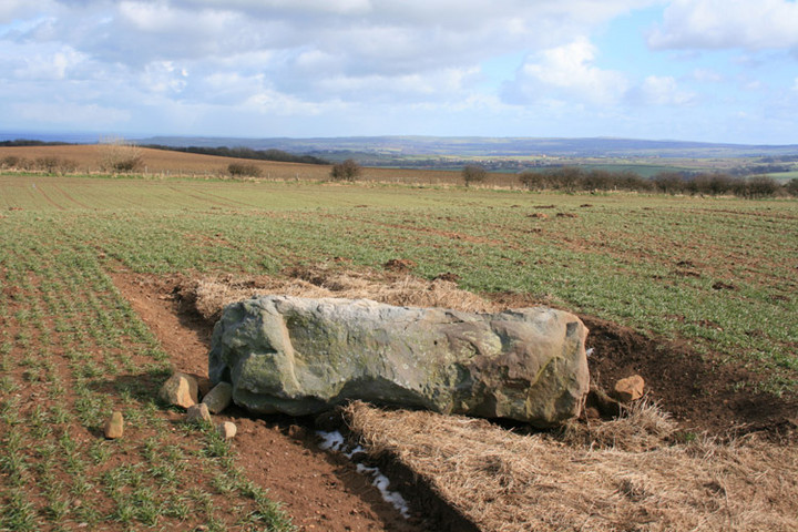 Wade's Stone (South) (Standing Stone / Menhir) by David Raven