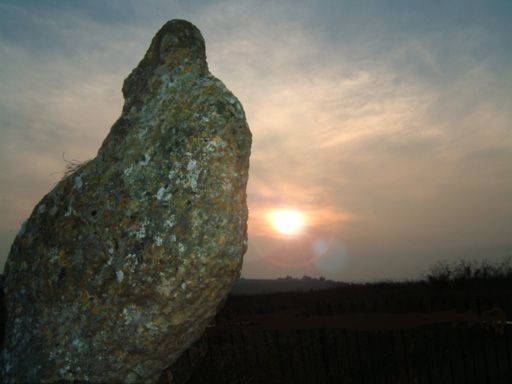 The King Stone (Standing Stone / Menhir) by Darksidespiral