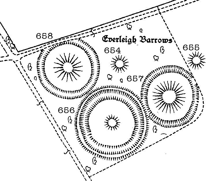 Everleigh Barrows (Barrow / Cairn Cemetery) by Chance