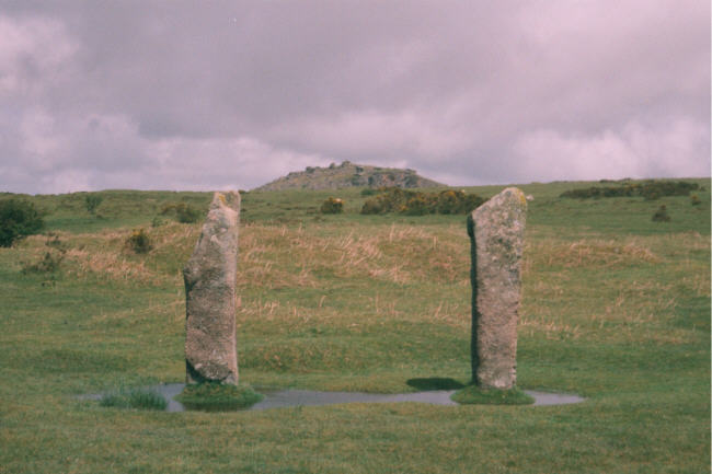The Pipers (St Cleer) (Standing Stones) by hamish