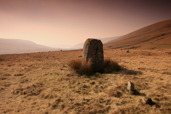 Cerrig Duon and The Maen Mawr (Stone Circle) by postman