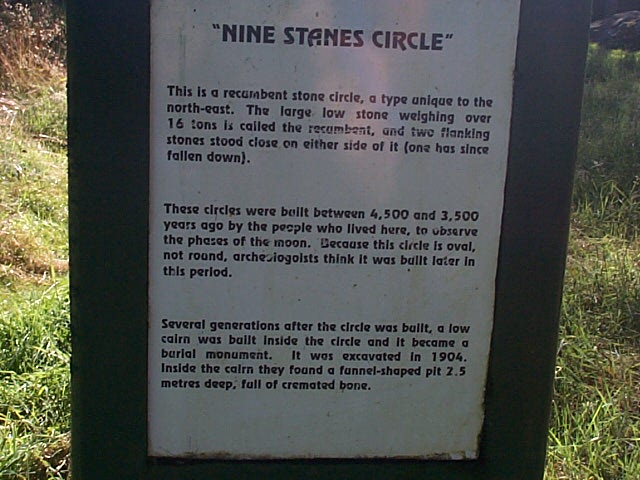 Nine Stanes (Stone Circle) by Chris