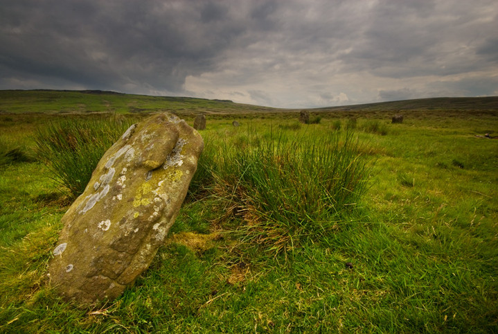 Seven Stones of Hordron Edge (Stone Circle) by Kozmik_Ken