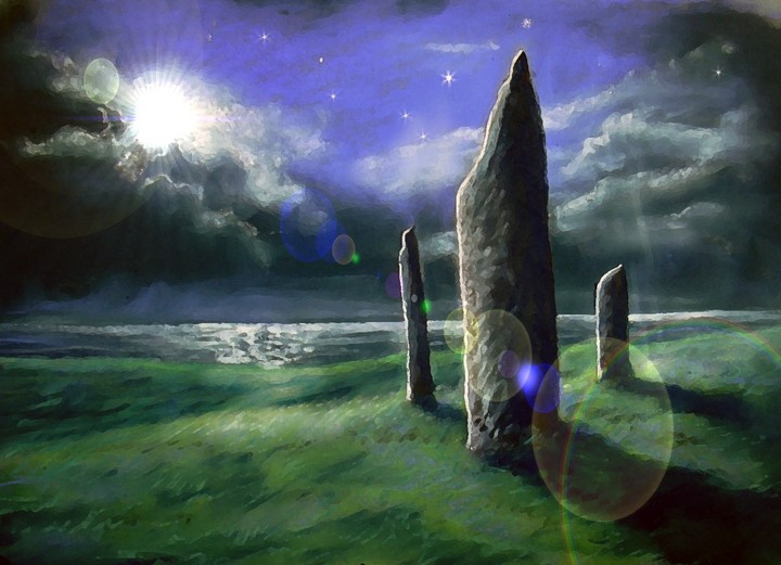 The Standing Stones of Stenness (Circle henge) by ang