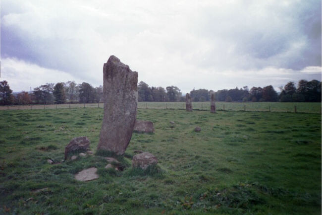 The Great X of Kilmartin (Stone Row / Alignment) by hamish