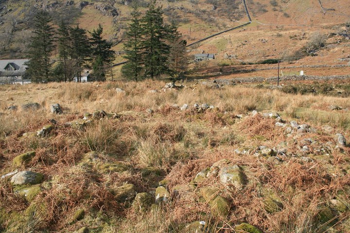 Settlement north of Cwm Dyli power station (Ancient Village / Settlement / Misc. Earthwork) by postman