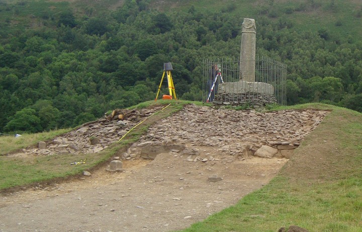 Eliseg's Pillar mound (Round Barrow(s)) by JohnAko