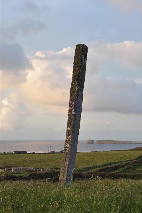 Doonfeeny cross pillar (Standing Stone / Menhir) by bogman