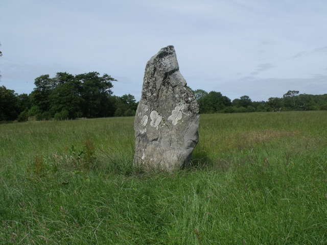 Maen Llwyd (Plas Newydd) (Standing Stone / Menhir) by blossom