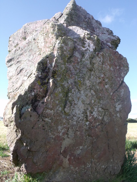 Llech Golman (Standing Stone / Menhir) by blossom