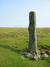 <b>Langstone Moor Stone Row</b>Posted by Meic
