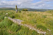 <b>Stone Row, partially ruined</b>Posted by bogman
